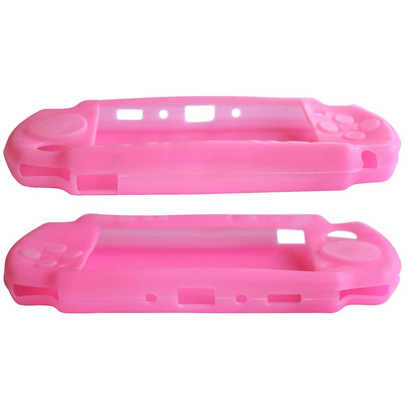 OSTENT Soft Protector Silicon Travel Carry Case Skin Cover Pouch Sleeve for Sony PSP 2000/3000 Color Pink - Image 4